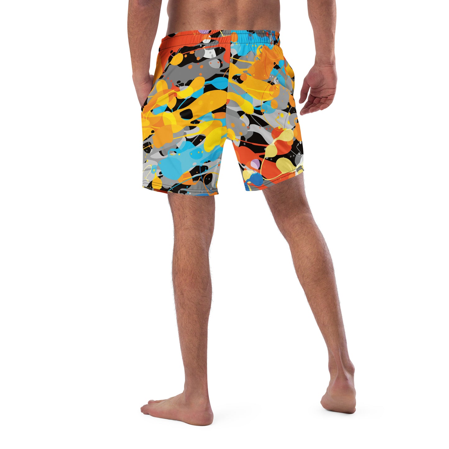 MultiColor Men's swim trunks