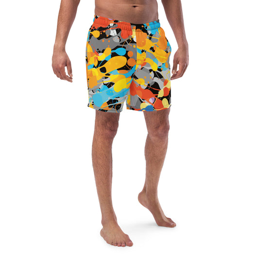 MultiColor Men's swim trunks