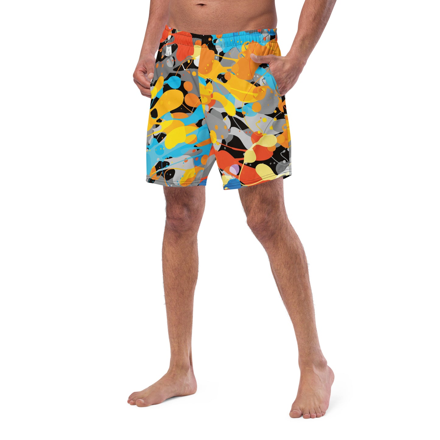 MultiColor Men's swim trunks