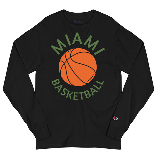 Miami Basketball - Men's Champion Long Sleeve Shirt