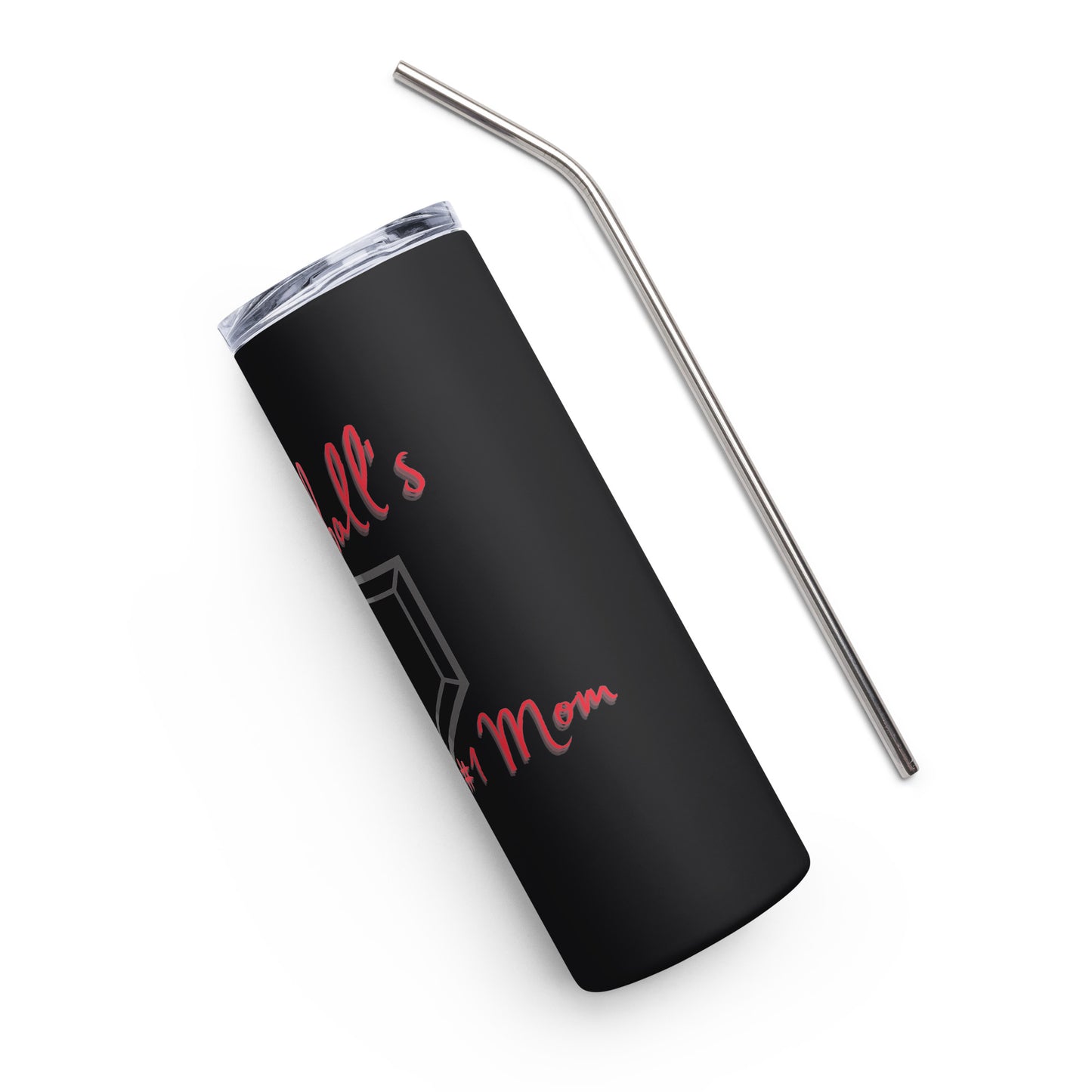 Baseball's #1 Mom - Stainless steel tumbler
