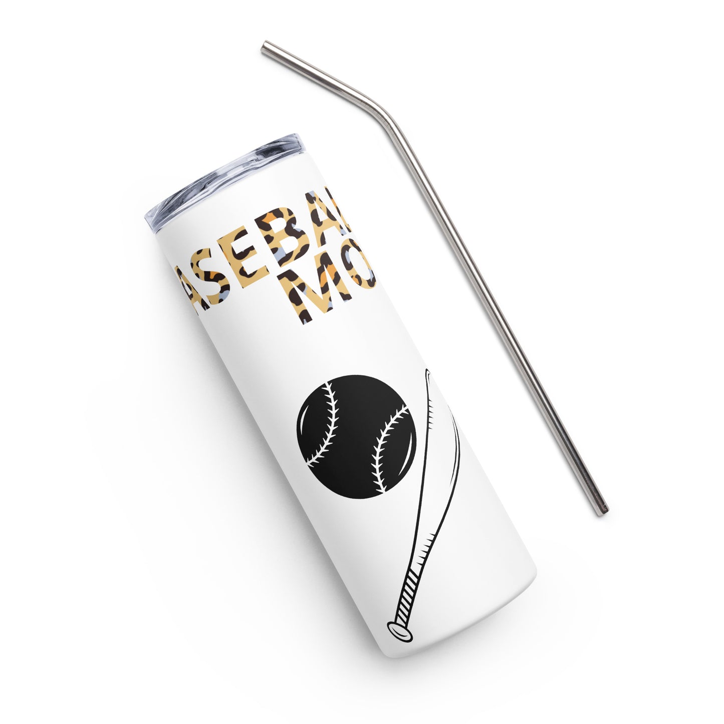 Baseball Mom Stainless steel tumbler