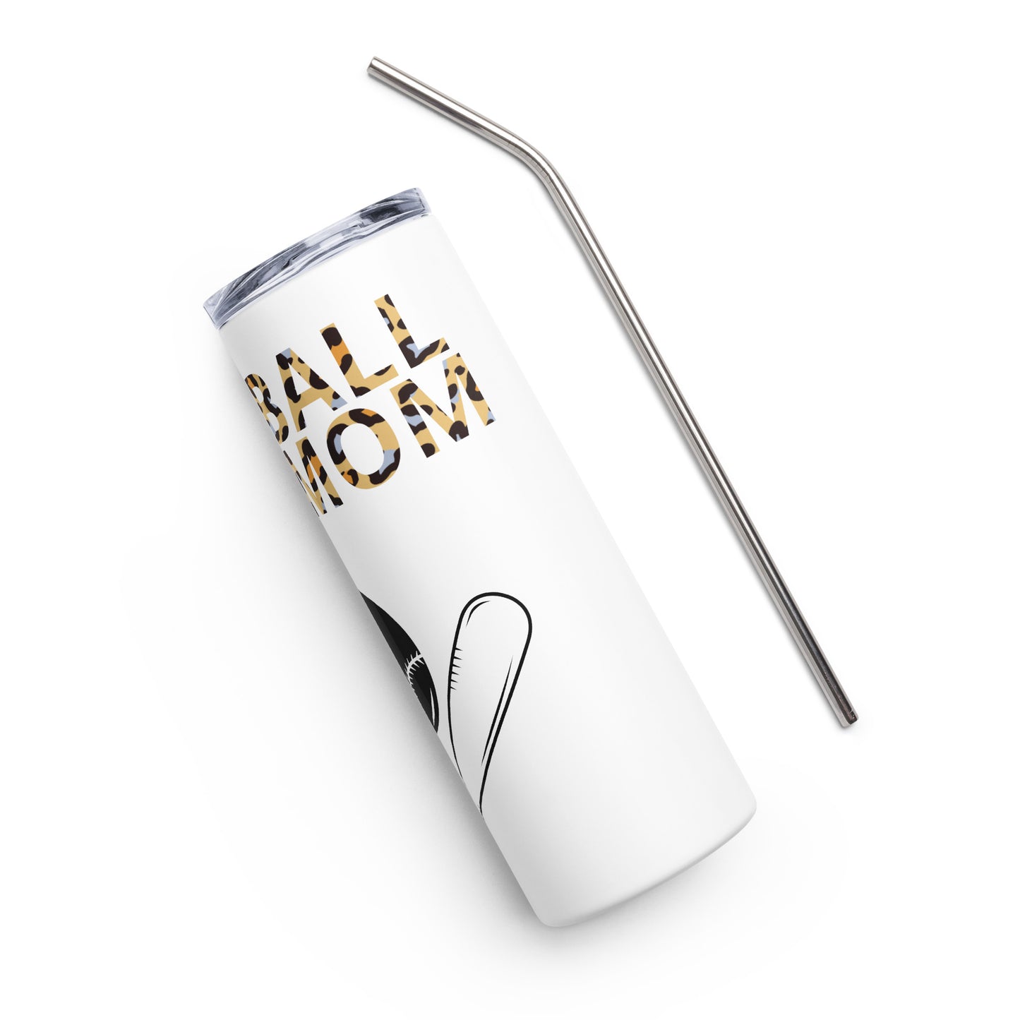 Baseball Mom Stainless steel tumbler