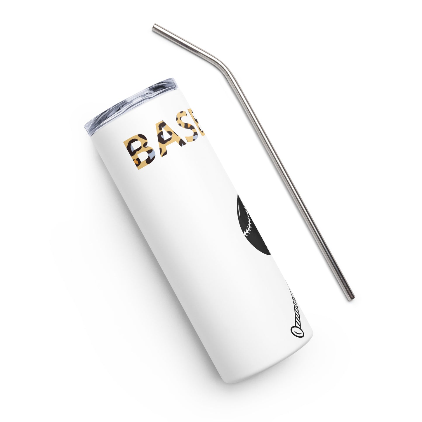 Baseball Mom Stainless steel tumbler