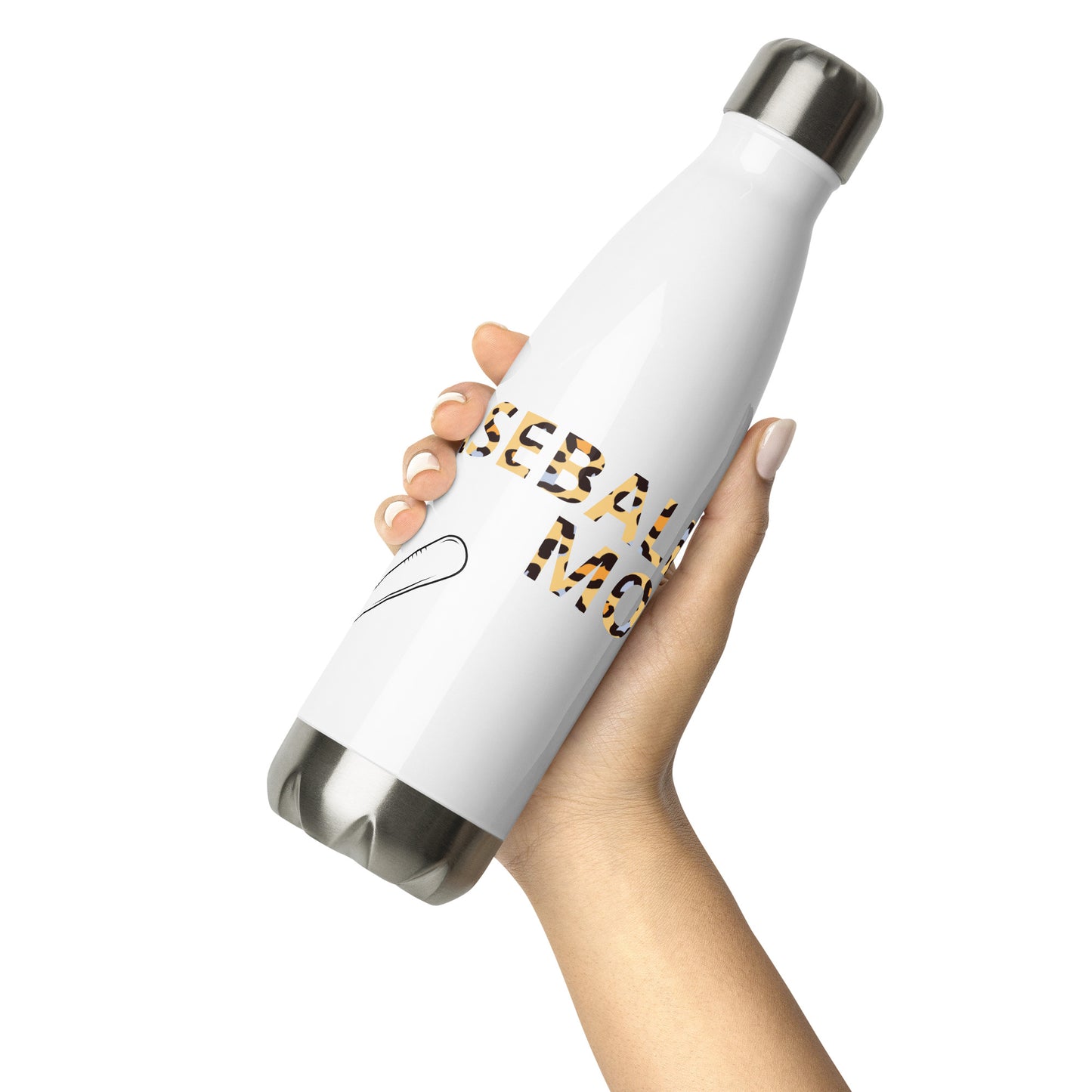 Baseball Mom - Stainless Steel Water Bottle