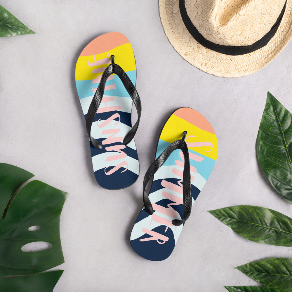 Summer Sunshine Flip-Flops