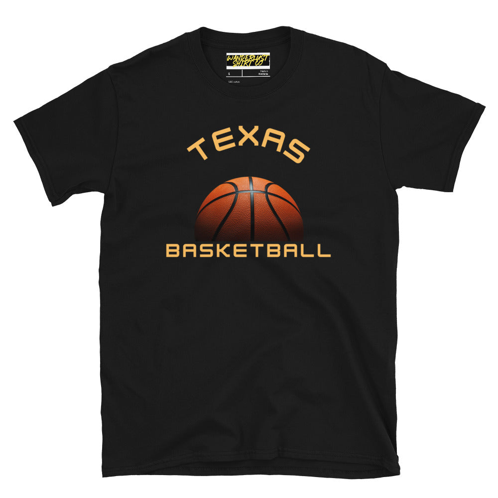 Texas Basketball Short-Sleeve Unisex T-Shirt