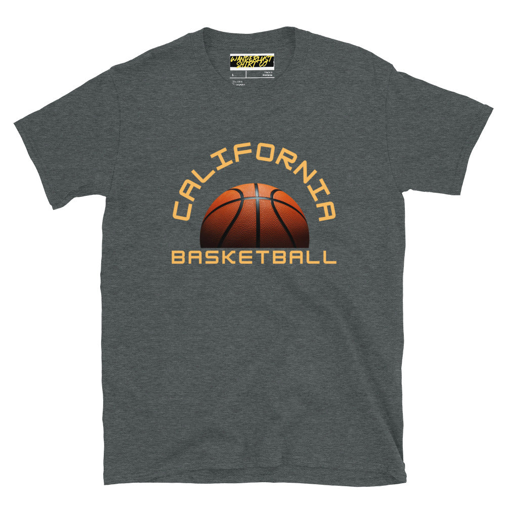 California Basketball Short-Sleeve Unisex T-Shirt