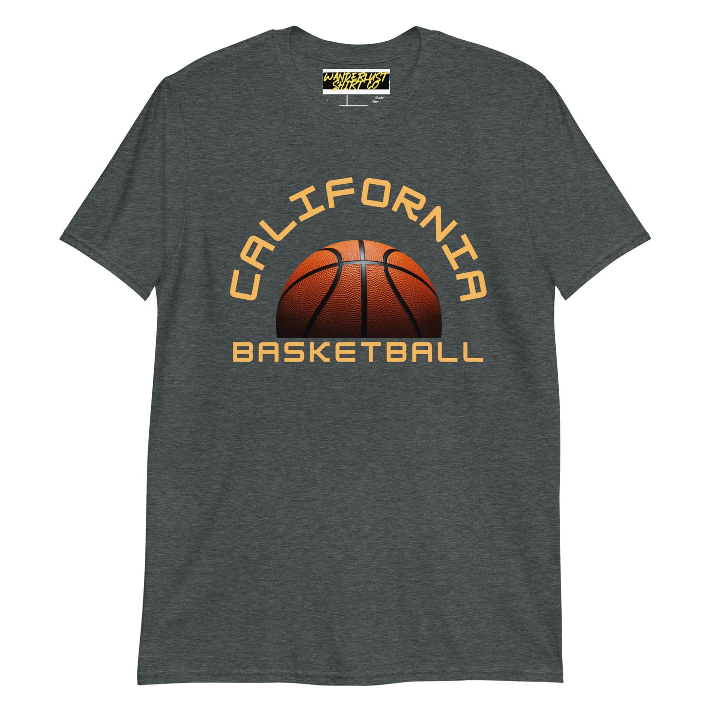 California Basketball Short-Sleeve Unisex T-Shirt