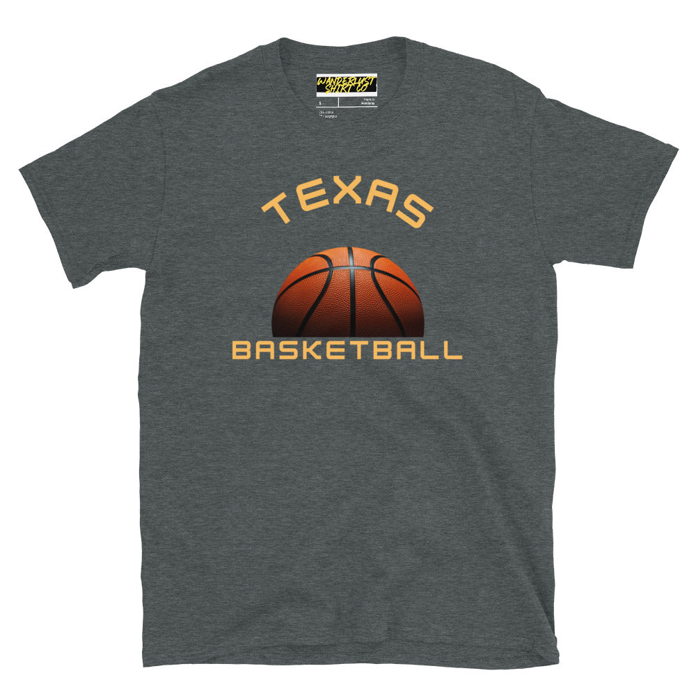 Texas Basketball Short-Sleeve Unisex T-Shirt