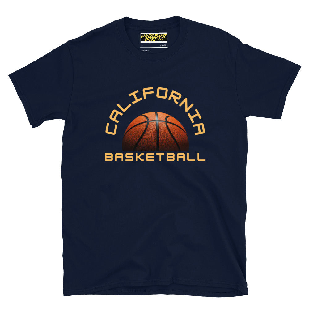 California Basketball Short-Sleeve Unisex T-Shirt