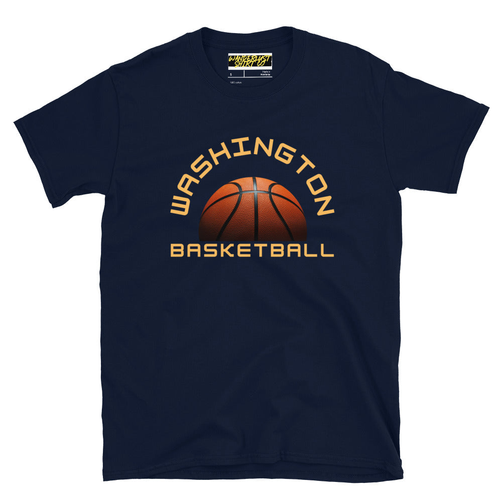 Washington Basketball Short-Sleeve Unisex T-Shirt