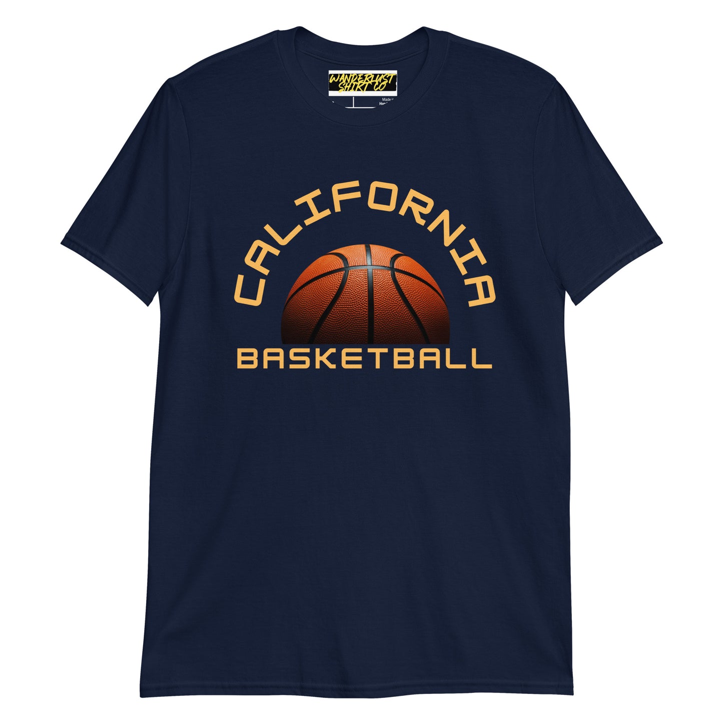 California Basketball Short-Sleeve Unisex T-Shirt