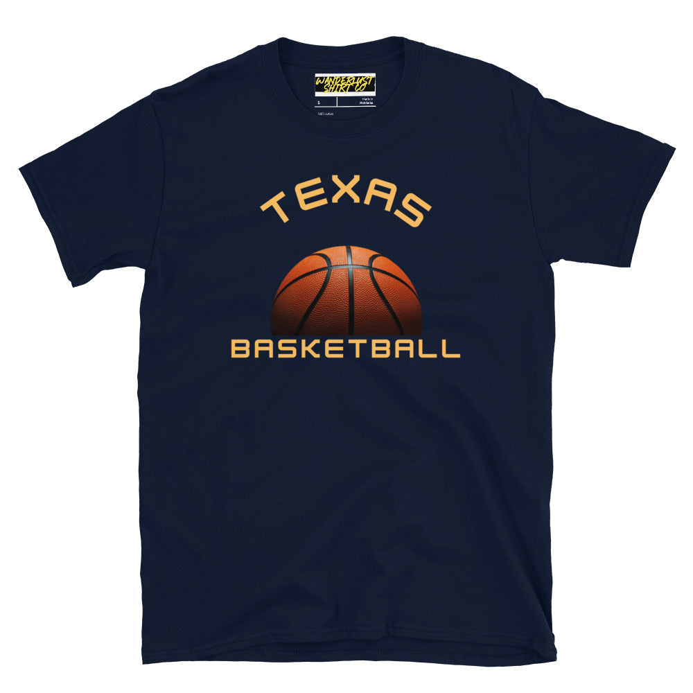 Texas Basketball Short-Sleeve Unisex T-Shirt