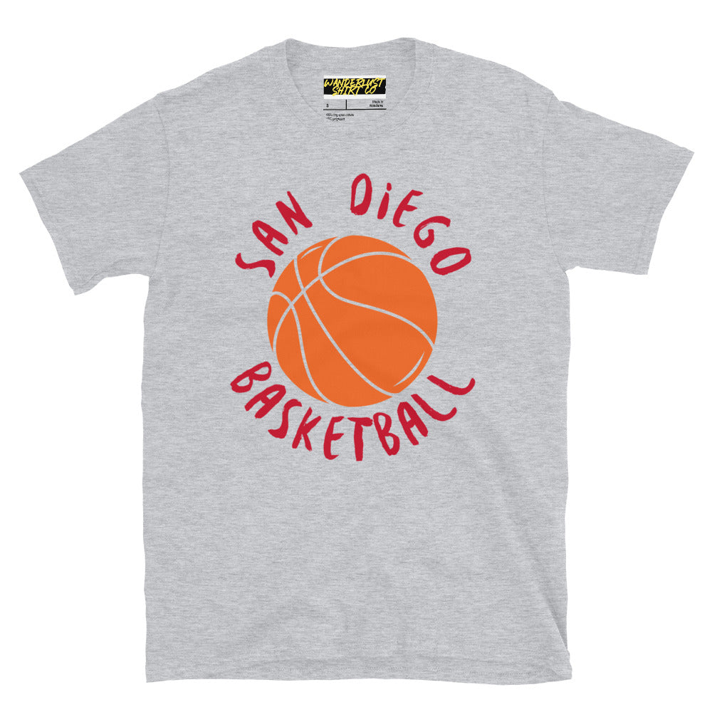 San Diego Basketball Short-Sleeve Unisex T-Shirt