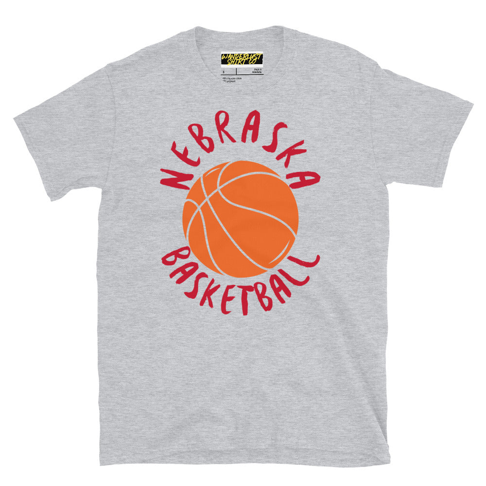 Nebraska Basketball - Short-Sleeve Unisex T-Shirt