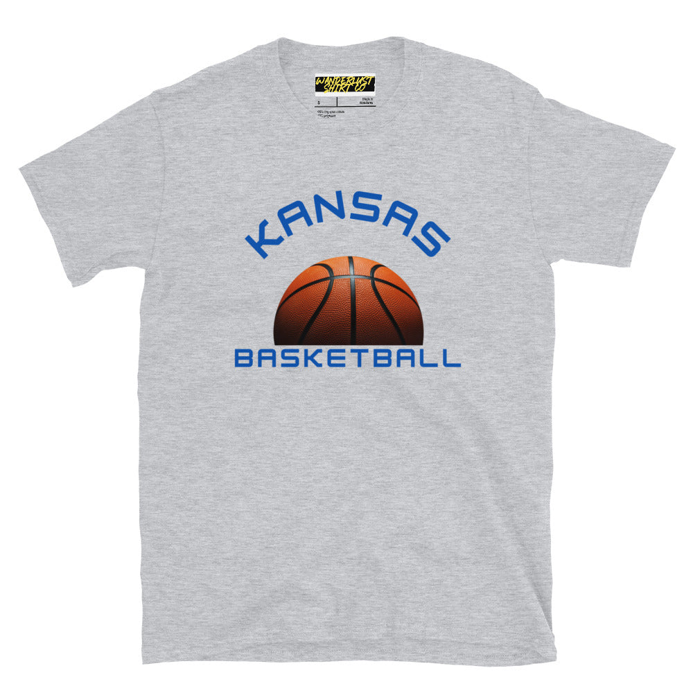 Kansas Basketball Short-Sleeve Unisex T-Shirt