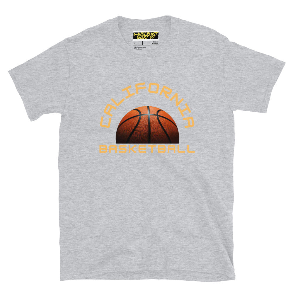 California Basketball Short-Sleeve Unisex T-Shirt