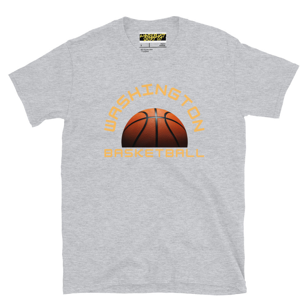 Washington Basketball Short-Sleeve Unisex T-Shirt