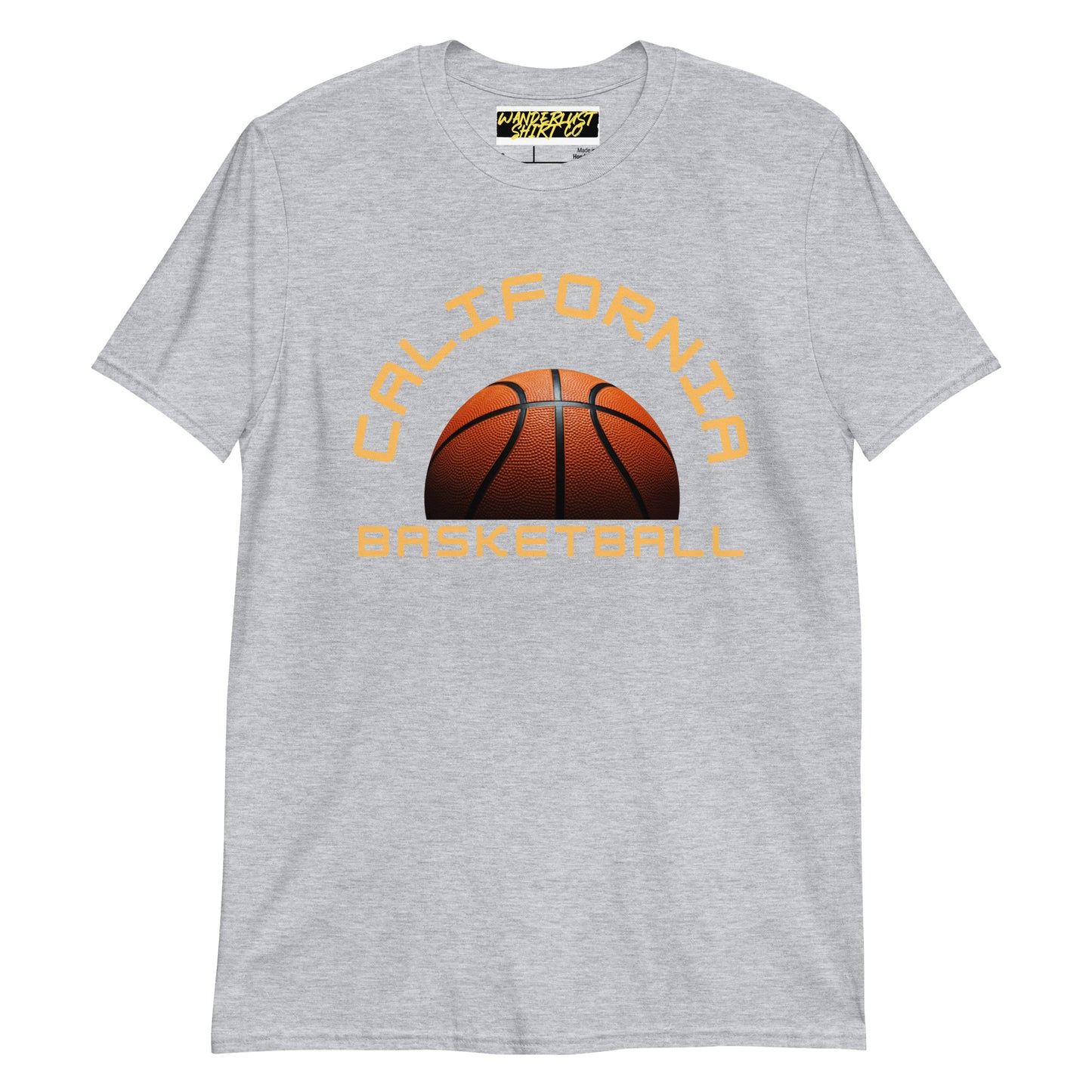 California Basketball Short-Sleeve Unisex T-Shirt