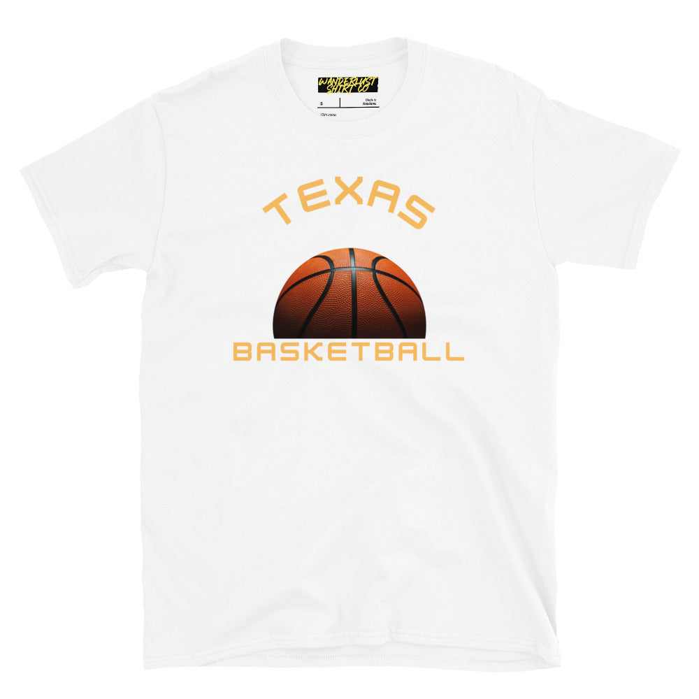 Texas Basketball Short-Sleeve Unisex T-Shirt