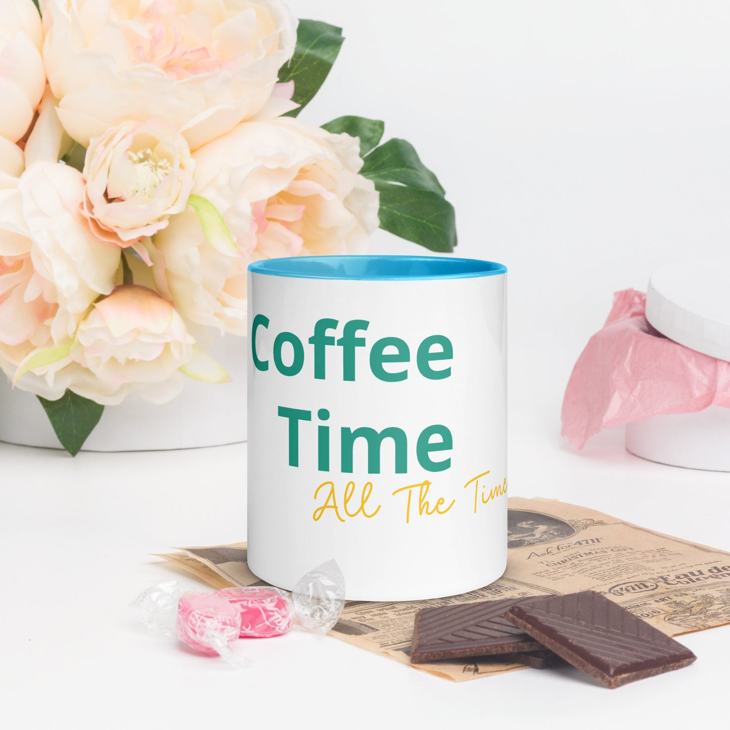 Coffee Time Mug with Color Inside