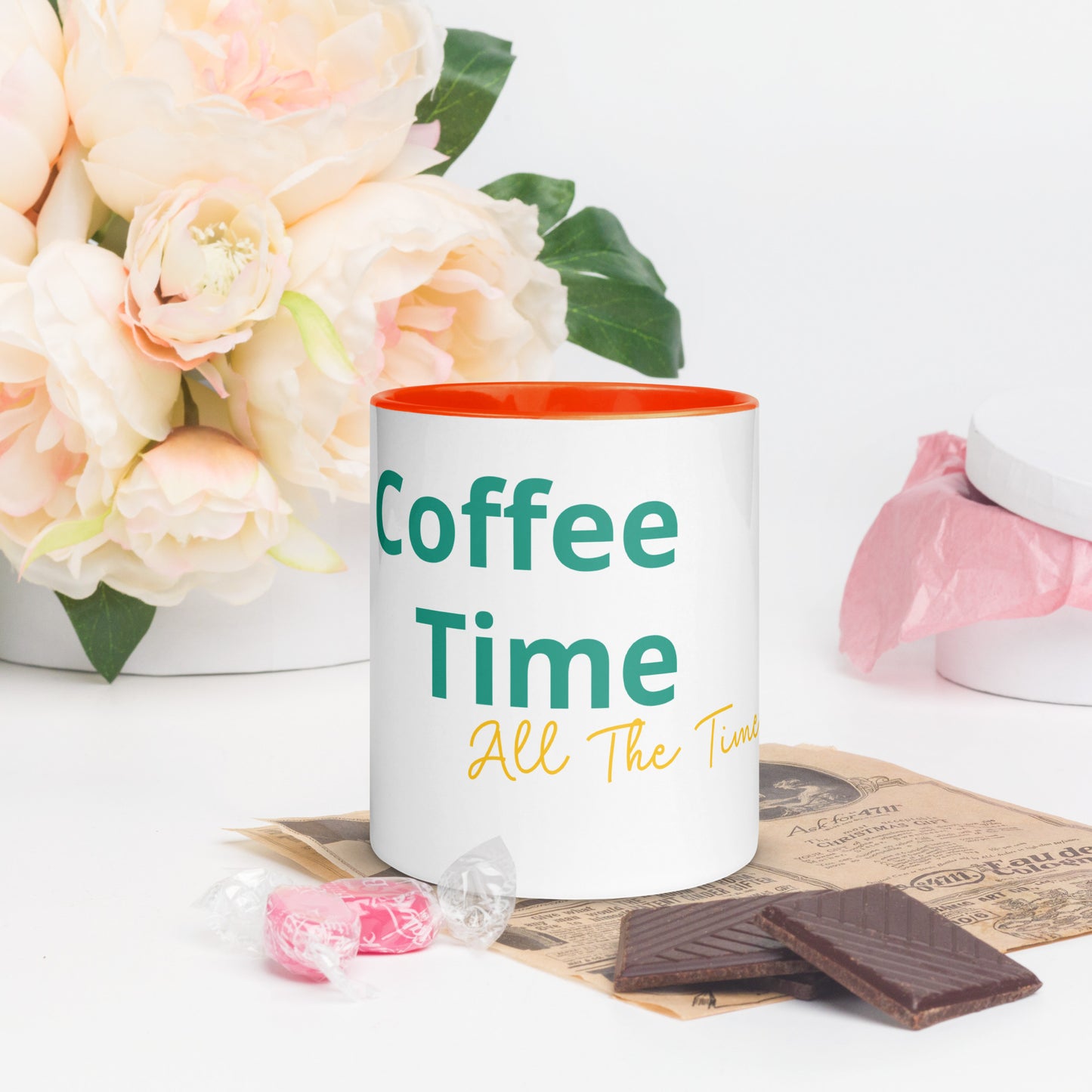 Coffee Time Mug with Color Inside