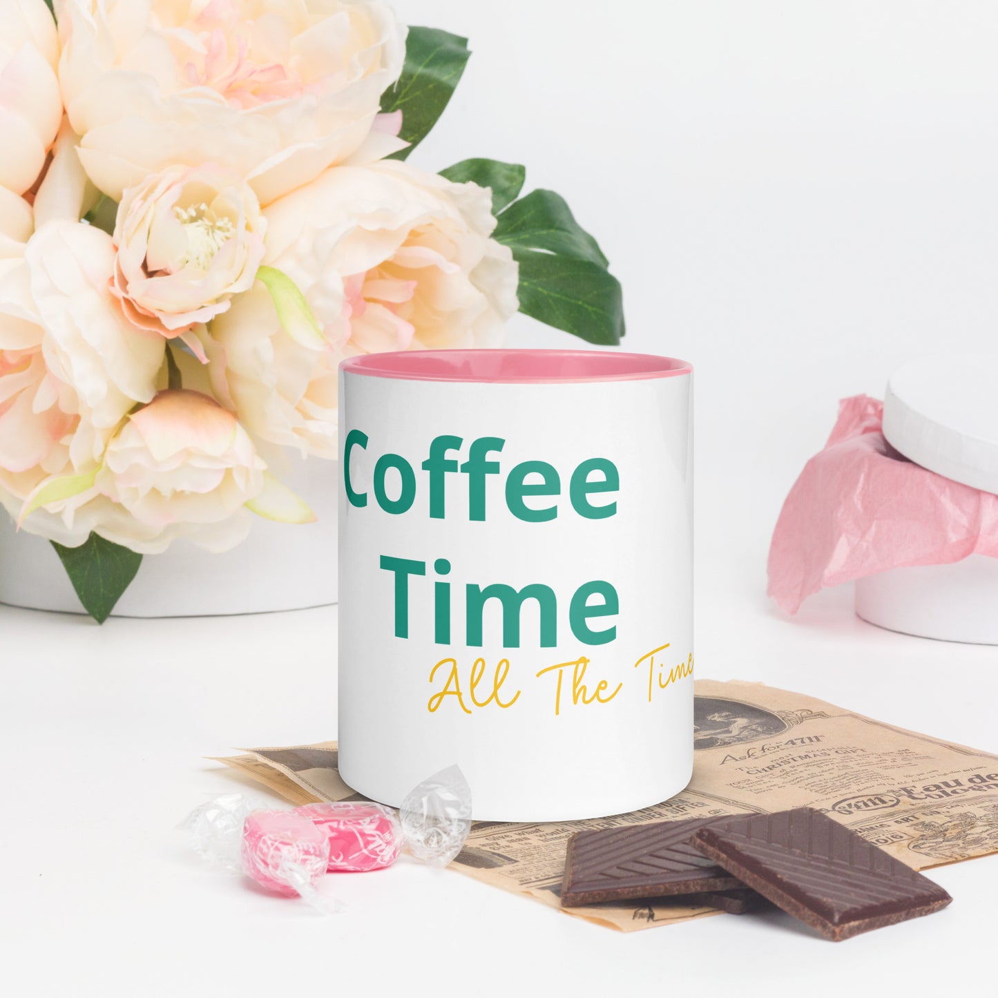 Coffee Time Mug with Color Inside