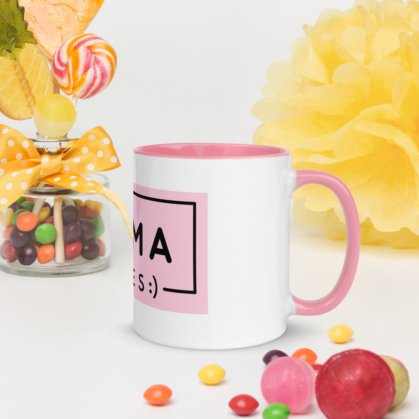 Mama Vibes Coffee Mug with Color Inside - Mom Mother