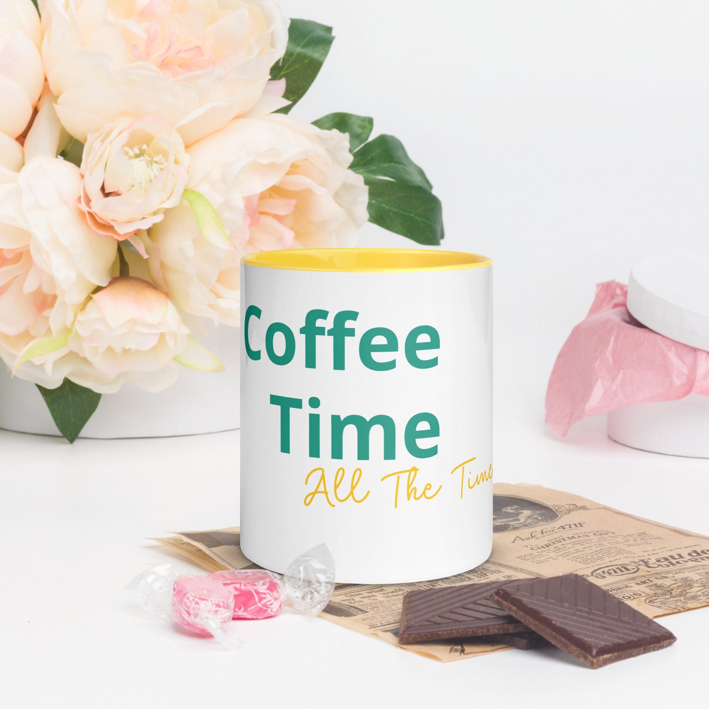 Coffee Time Mug with Color Inside
