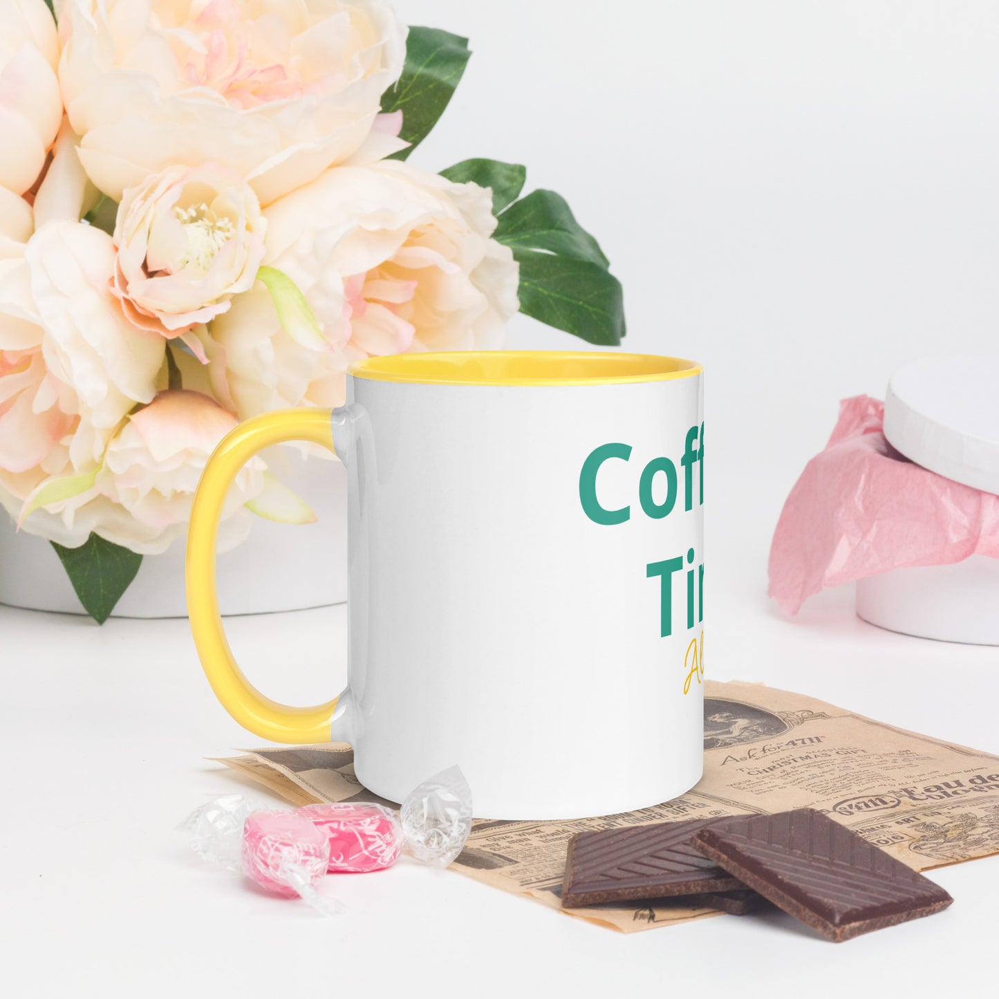 Coffee Time Mug with Color Inside
