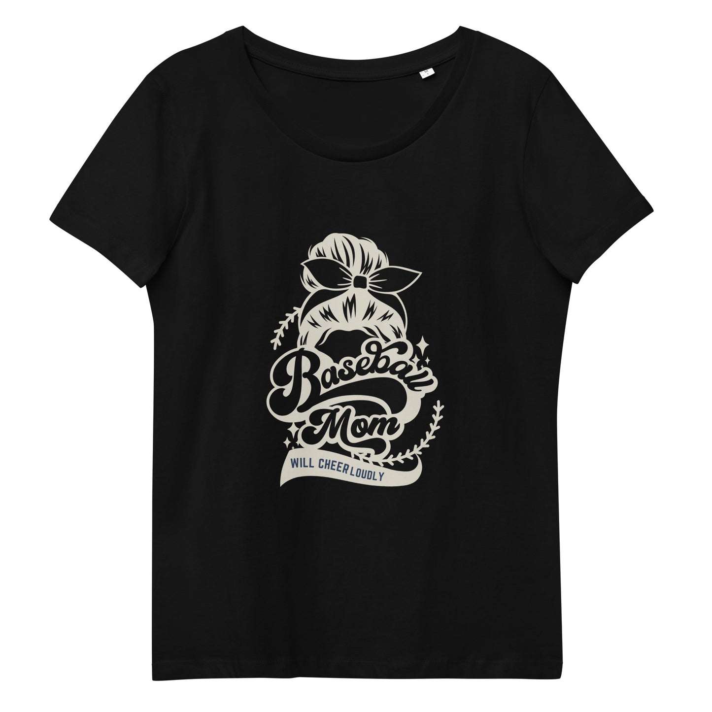 Baseball Mom - mom/mother baseball - Women's fitted eco tee