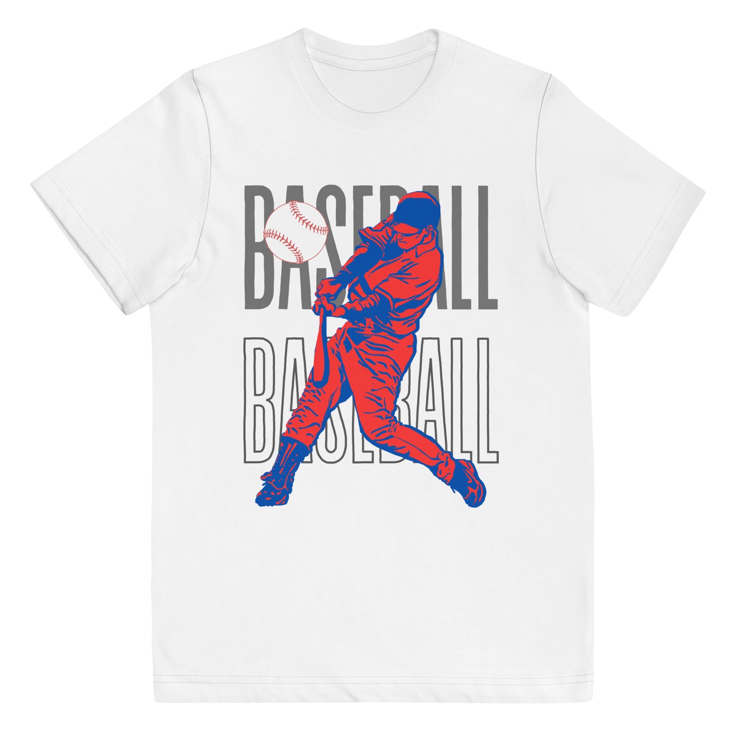 Baseball Batter Up Youth jersey t-shirt