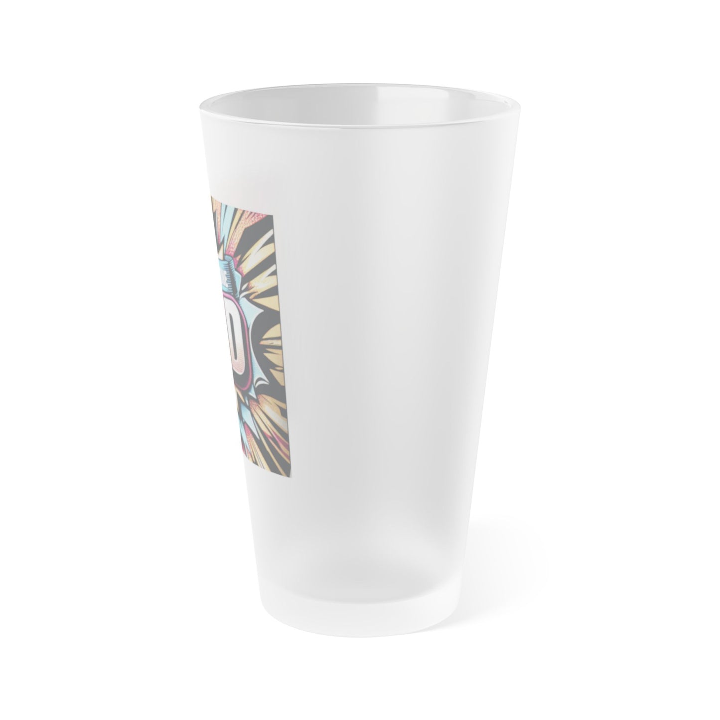 Frosted Pint Glass - Number One Dad Gift Father's Day Gift | 16oz Durable Drinkware