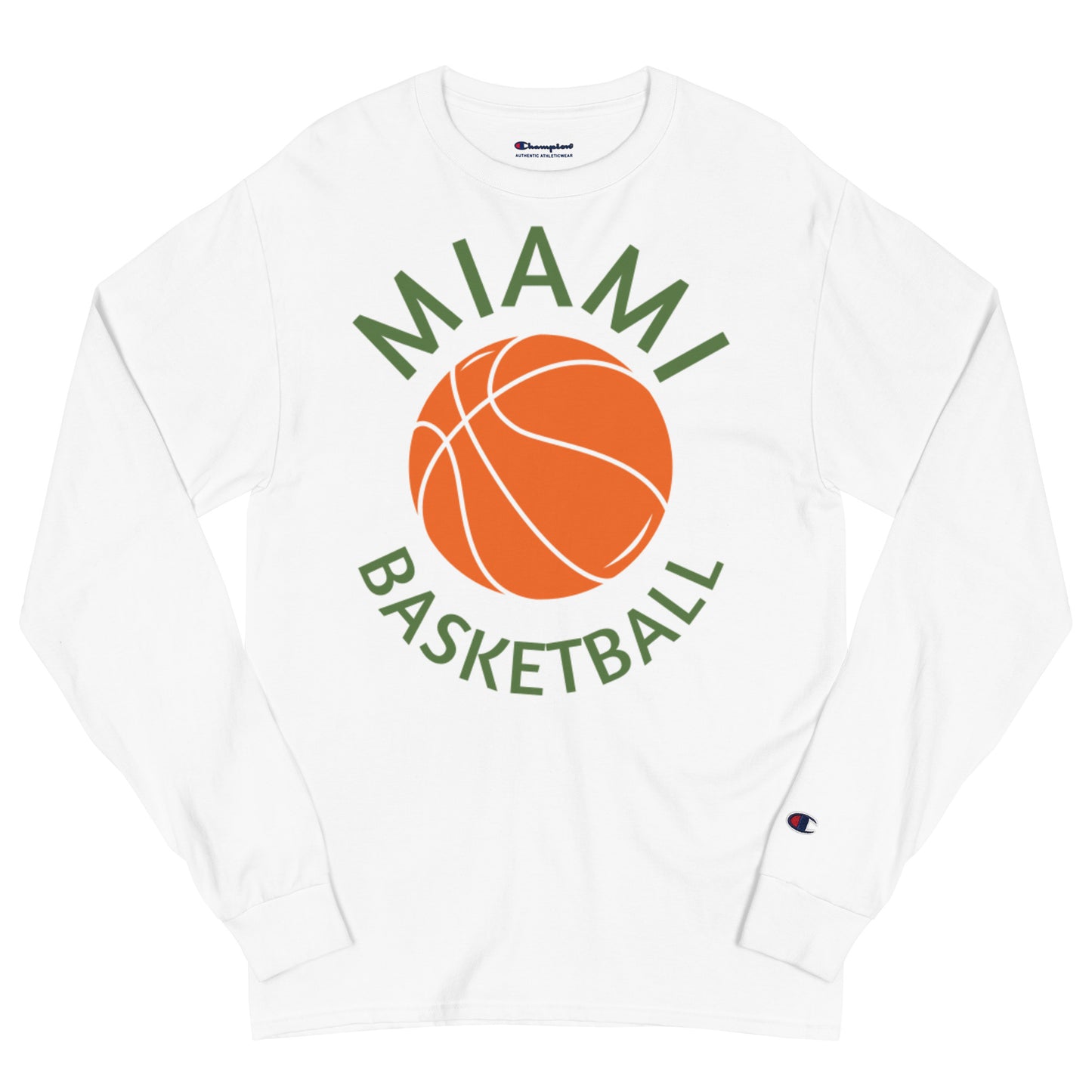 Miami Basketball - Men's Champion Long Sleeve Shirt