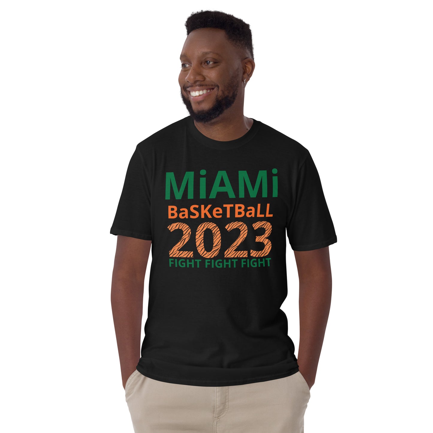 Miami Basketball - Fight Fight Fight - Short-Sleeve Unisex T-Shirt