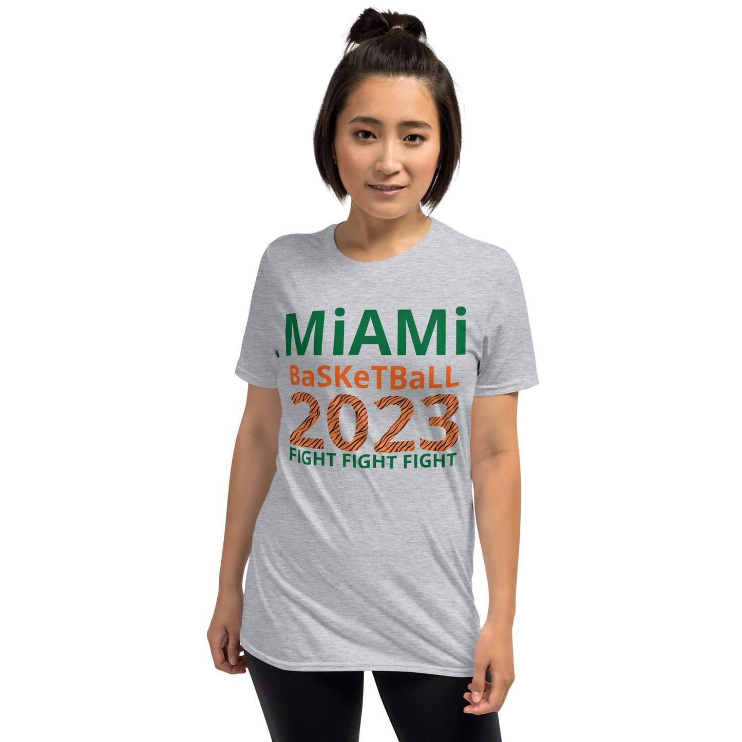 Miami Basketball - Fight Fight Fight - Short-Sleeve Unisex T-Shirt