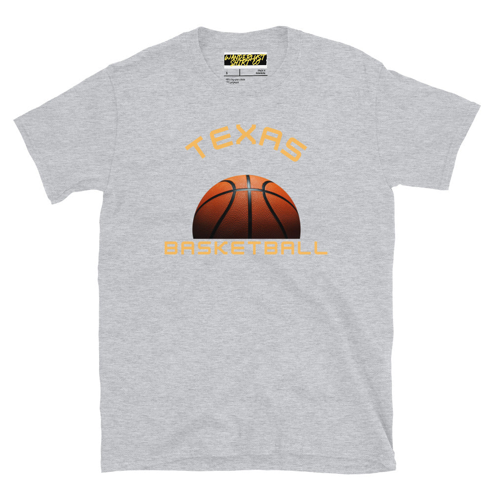 Texas Basketball Short-Sleeve Unisex T-Shirt