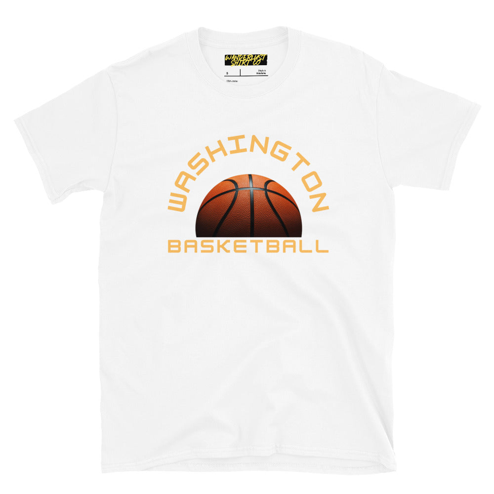 Washington Basketball Short-Sleeve Unisex T-Shirt