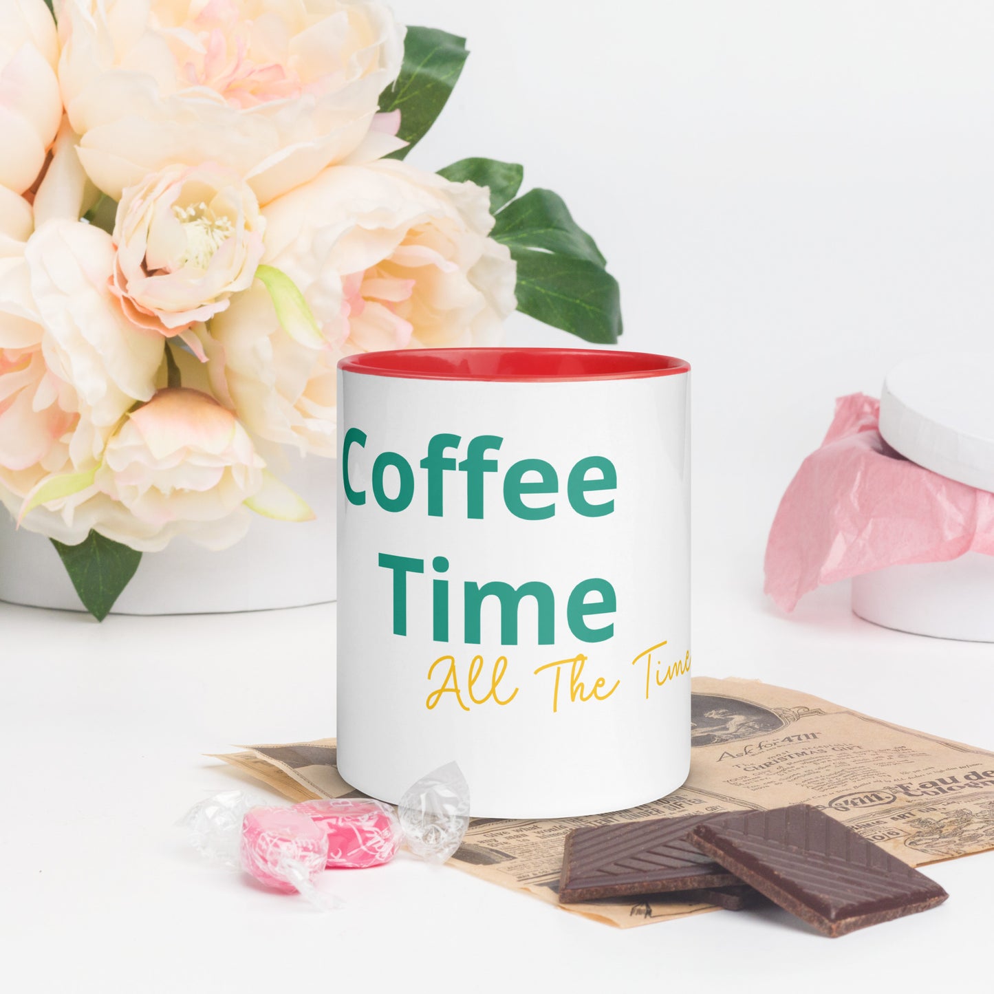 Coffee Time Mug with Color Inside